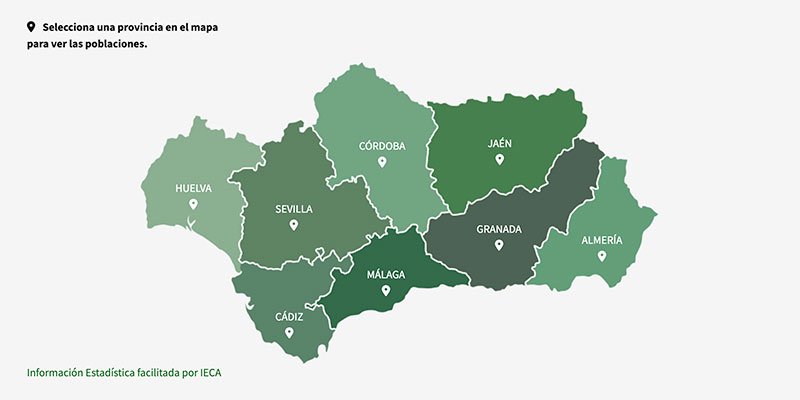 Vive Más Andalucía er det officielle initiativ og portal for den andalusiske regionalregering, der har til formål at bekæmpe affolkning af landdistrikterne.