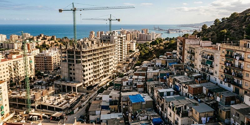 Málaga risikerer boligmangel: Kun hver fjerde nødvendige bolig kan blive bygget